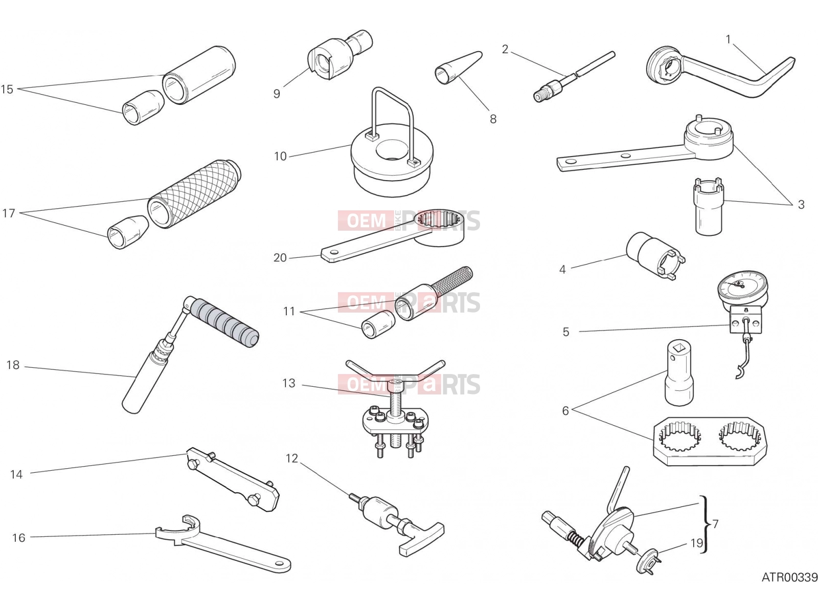 DUCATI 2017 Monster 1200 S WORKSHOP SERVICE TOOLS, ENGINE [MOD:M 1200S]