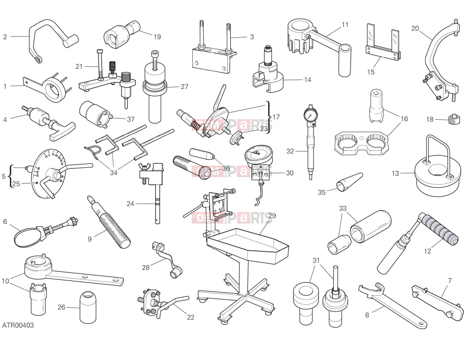 DUCATI 2021 Multistrada 950 S WORKSHOP SERVICE TOOLS [MOD:MS950S]