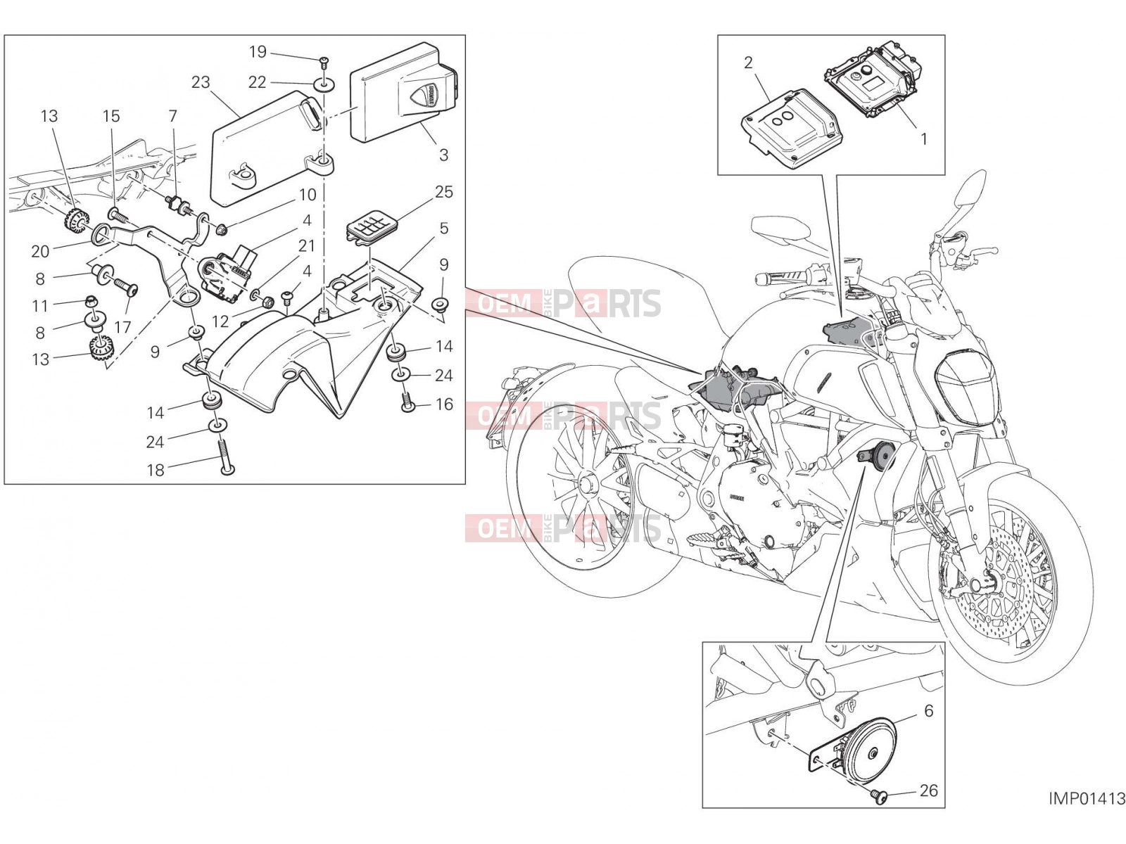 DUCATI 2022 Diavel 1260 ELECTRICAL DEVICES