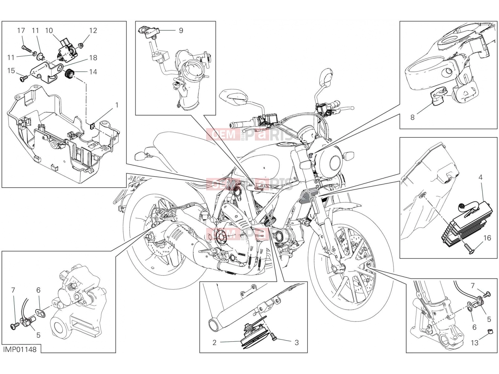 DUCATI 2022 Scrambler Icon ELECTRICAL DEVICES
