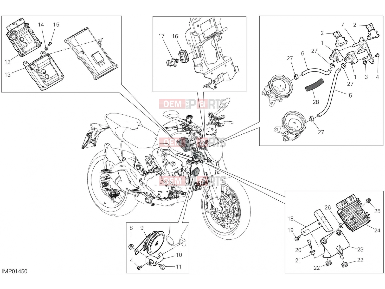 DUCATI 2023 Monster Plus ELECTRICAL DEVICES