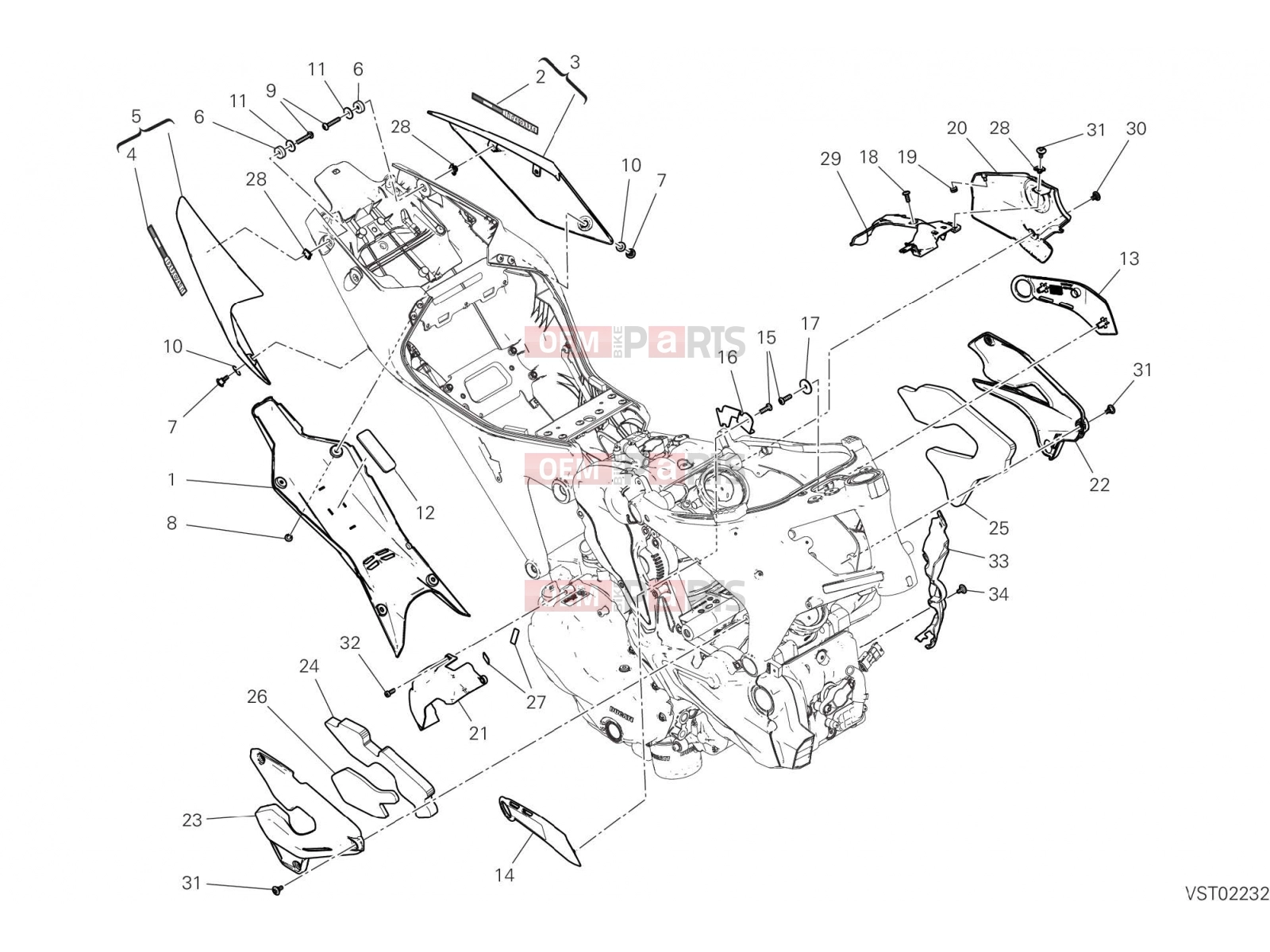 DUCATI 2023 Monster Plus FAIRING