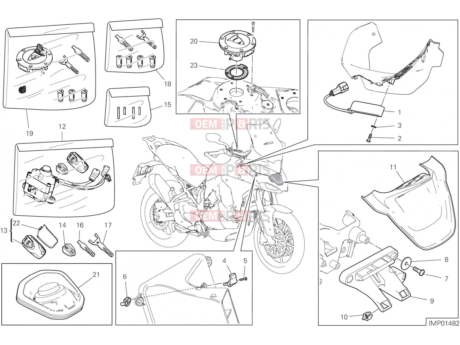 DUCATI 2023 Multistrada V4 S ELECTRICAL DEVICES