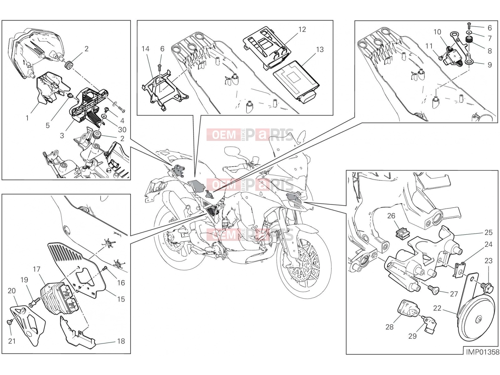 DUCATI 2023 Multistrada V4 ELECTRICAL DEVICES