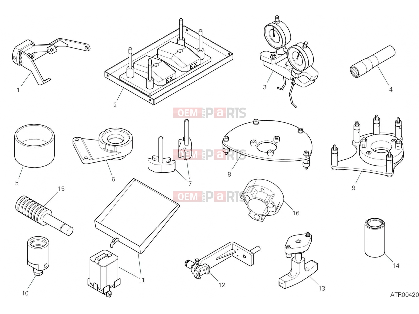 DUCATI 2023 Panigale V4 S WORKSHOP SERVICE TOOLS (ENGINE)