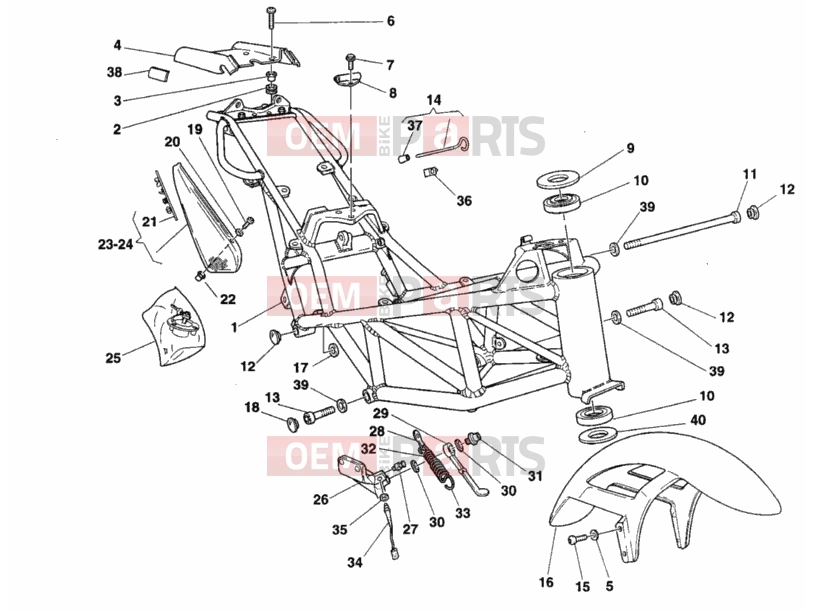 DUCATI 2002 Monster 750 FRAME » FRAME