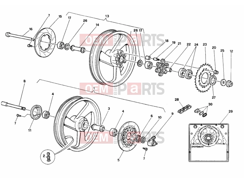 DUCATI 2002 Monster 750 WHEELS » FRONT WHEEL