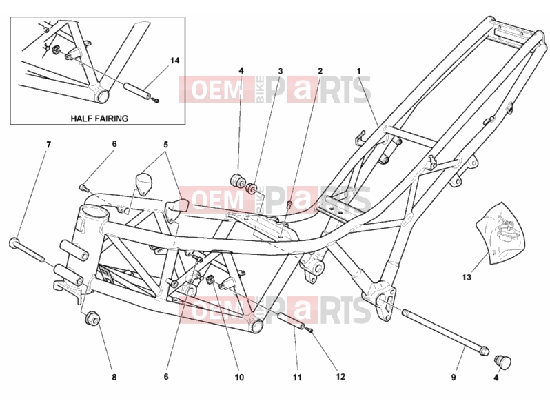 DUCATI 2002 Supersport 750 SS FRAME » FRAME