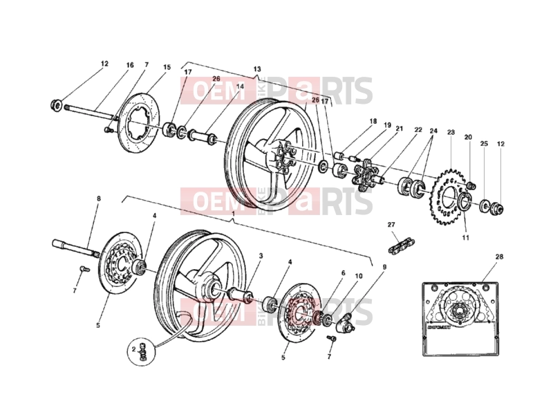 DUCATI 2002 Monster 900 WHEELS » FRONT WHEEL