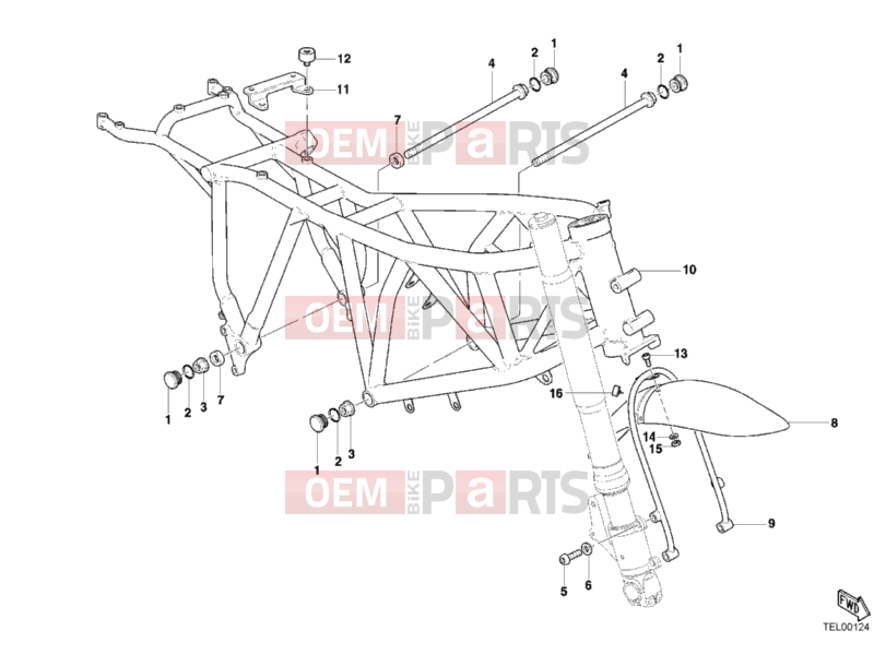 DUCATI 2002 Sportclassic MH900E FRAME » FRAME