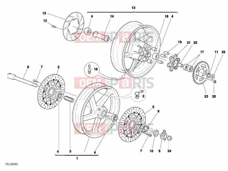 DUCATI 2002 Monster S4 WHEELS » FRONT WHEEL
