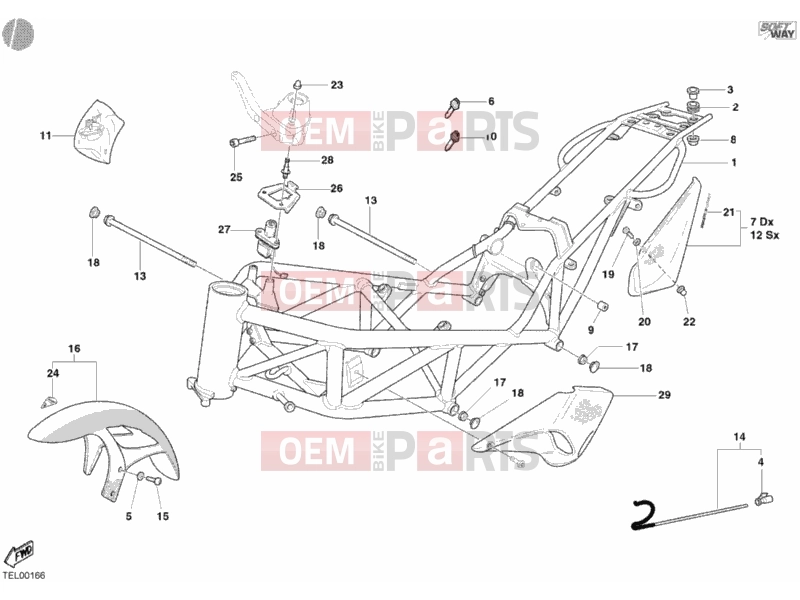 DUCATI 2002 Monster S4 Fogarty FRAME » FRAME