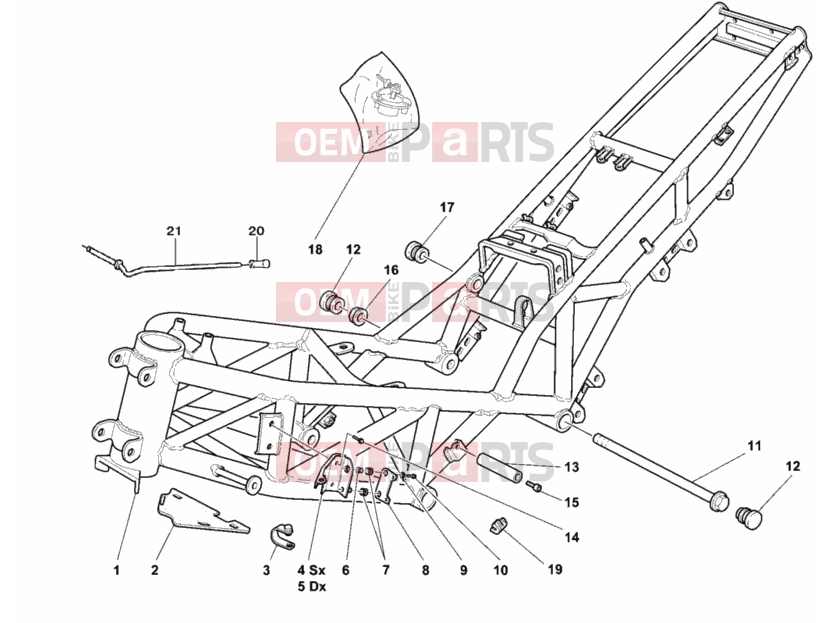 DUCATI 2002 Sporttouring ST4 FRAME » FRAME