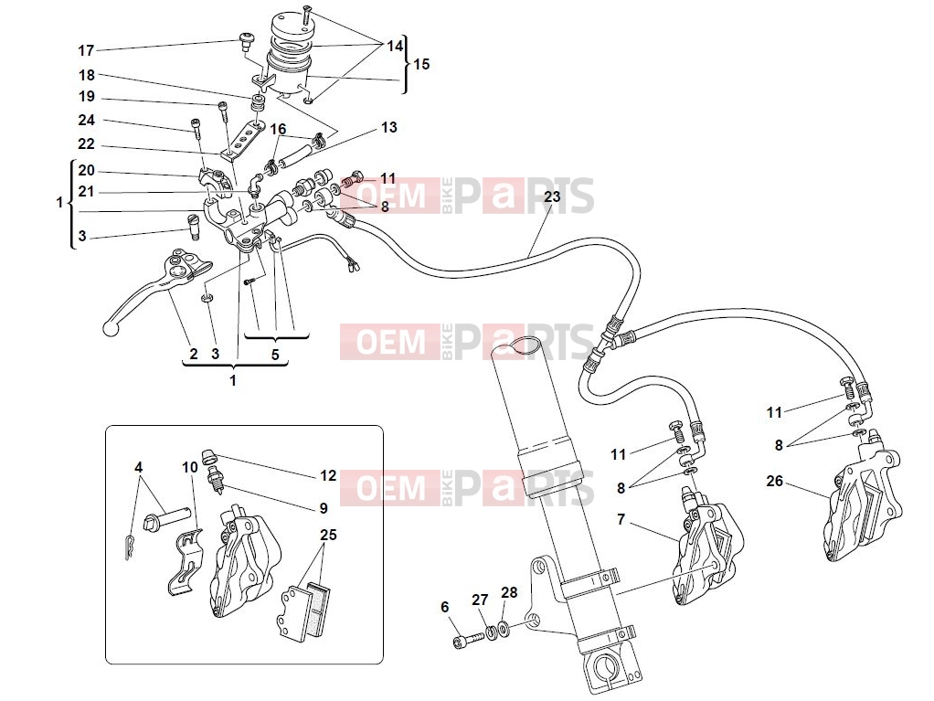 DUCATI 2000 Monster 900 FRONT BRAKE