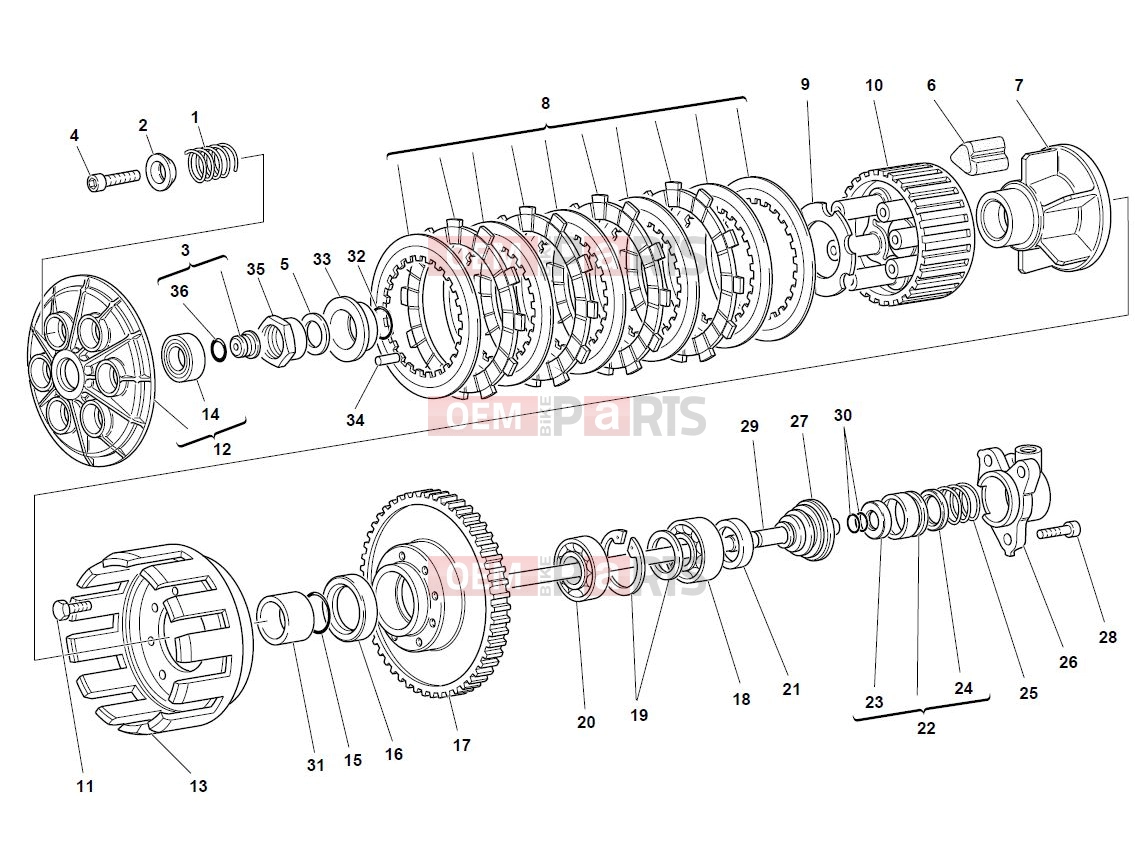 DUCATI 2000 Monster 900 CLUTCH