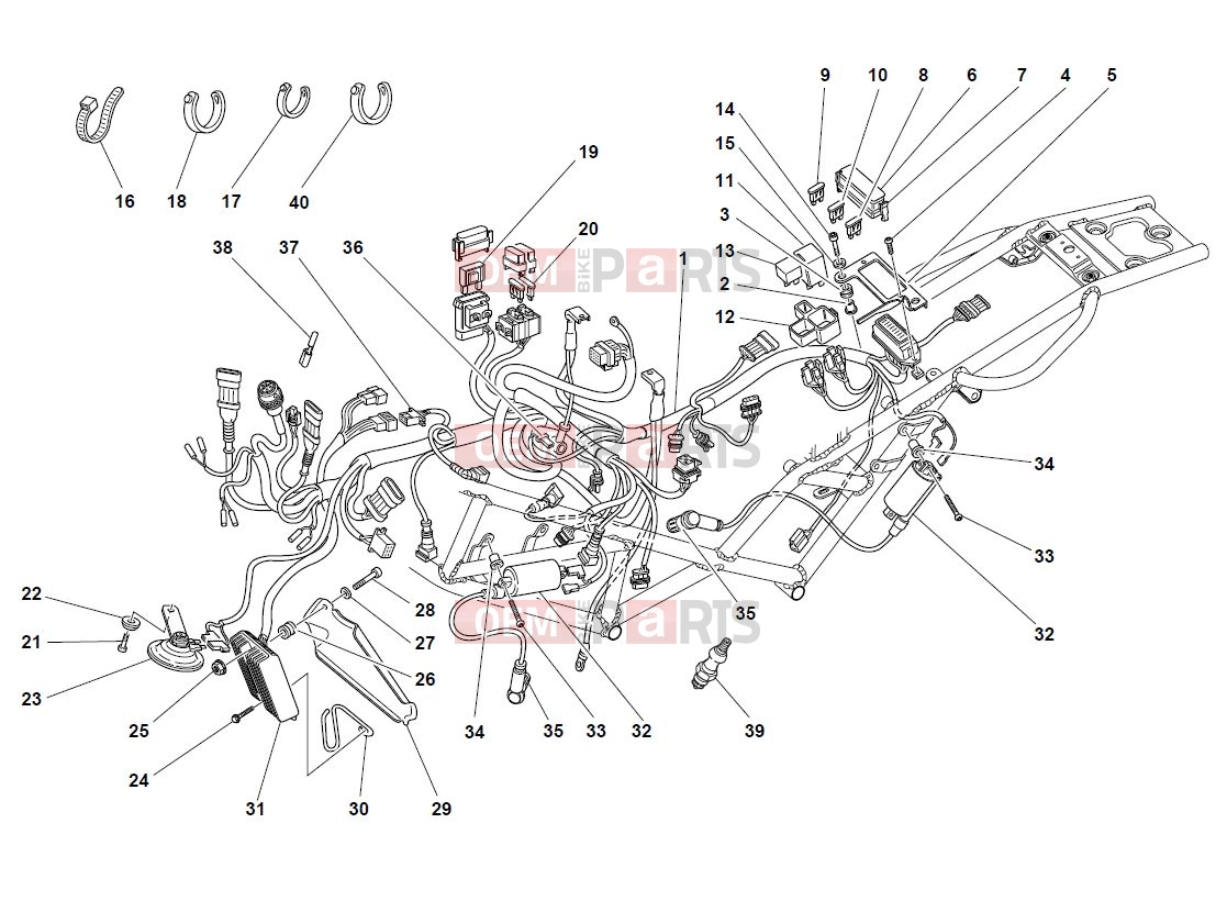 DUCATI 2000 Monster 900 ELECTRIC SYSTEM