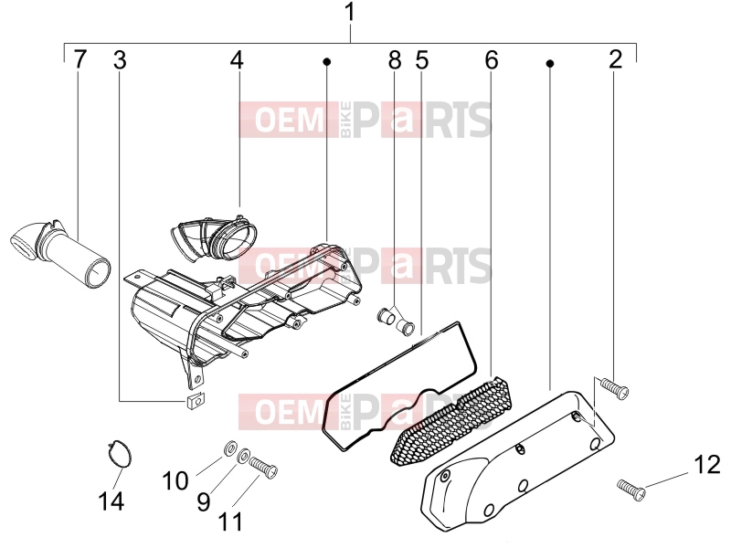 gilera 2006 Runner 50 SP Race Engine » Air filter