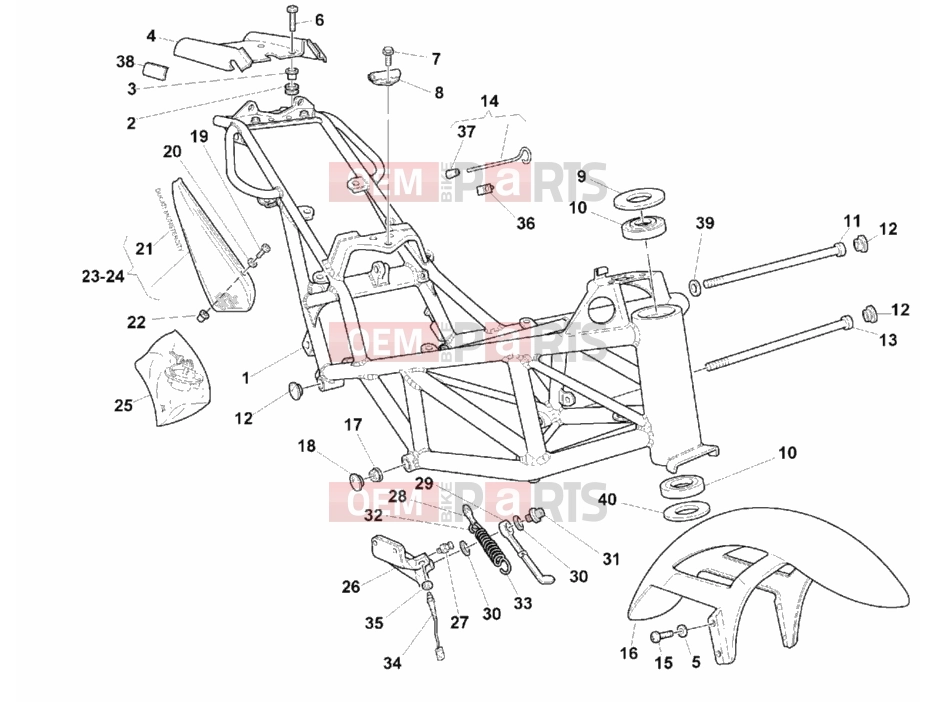 DUCATI 1999 Monster 600 FRAME