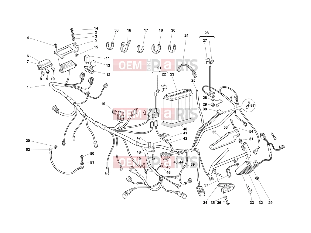 DUCATI 2000 Monster 600 ELECTRIC SYSTEM