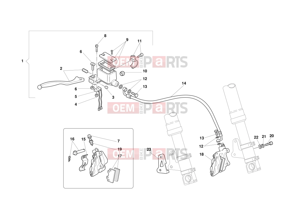DUCATI 2000 Monster 600 FRONT BRAKE