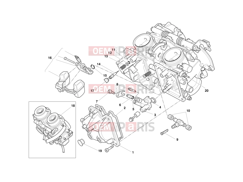 DUCATI 2000 Monster 600 CARBURETOR