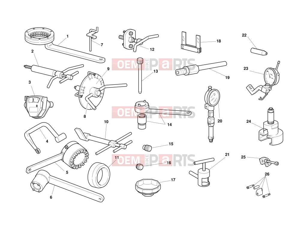 DUCATI 2000 Supersport 900 SS WORKSHOP SPECIAL TOOLS