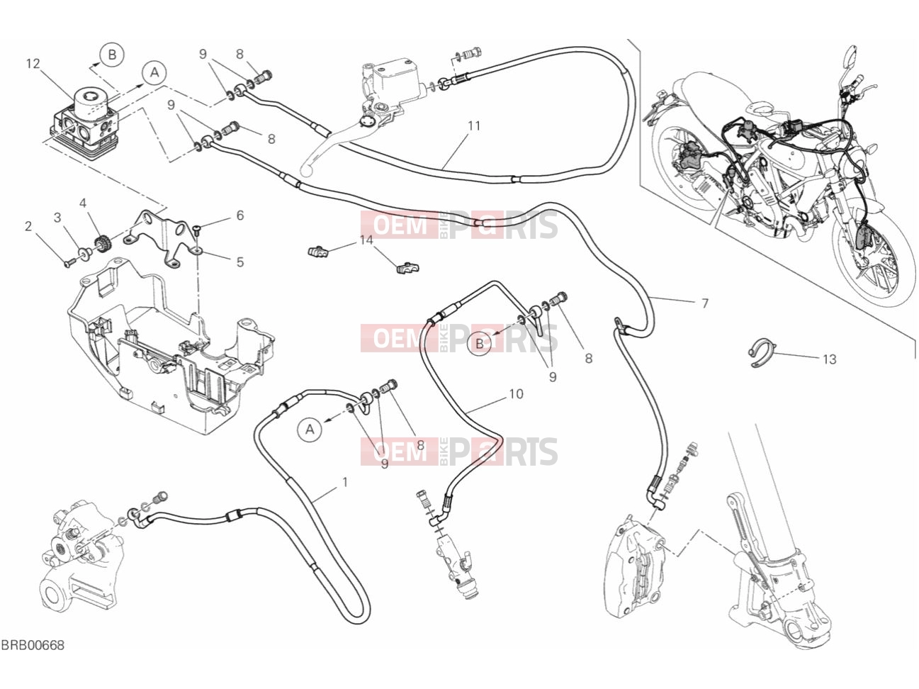 DUCATI 2019 Scrambler Icon BRAKING SYSTEM ABS