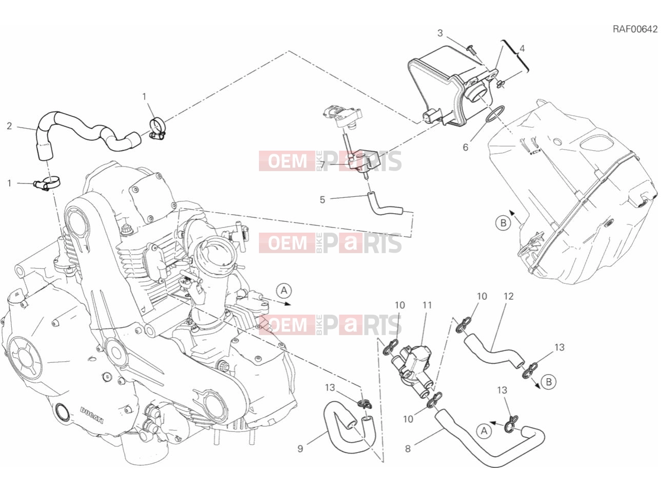 DUCATI 2019 Scrambler Icon SECONDARY AIR SYSTEM