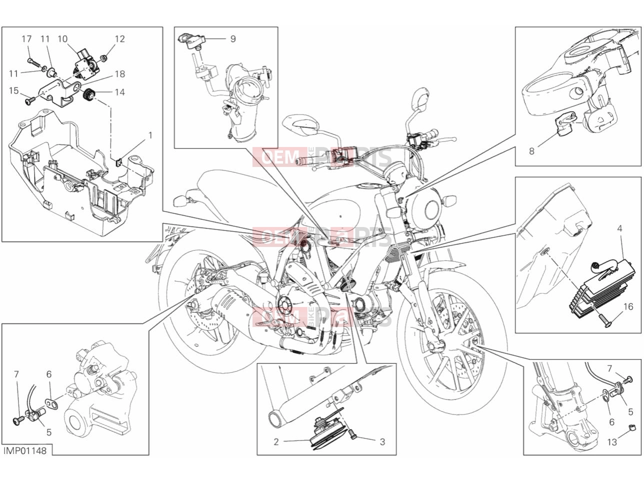 DUCATI 2019 Scrambler Icon ELECTRICAL DEVICES
