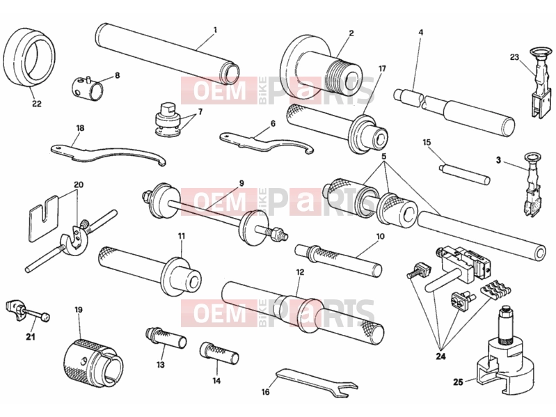 DUCATI 2001 Superbike 748 WORKSHOP SERVICE TOOLS, FRAME » FRAME