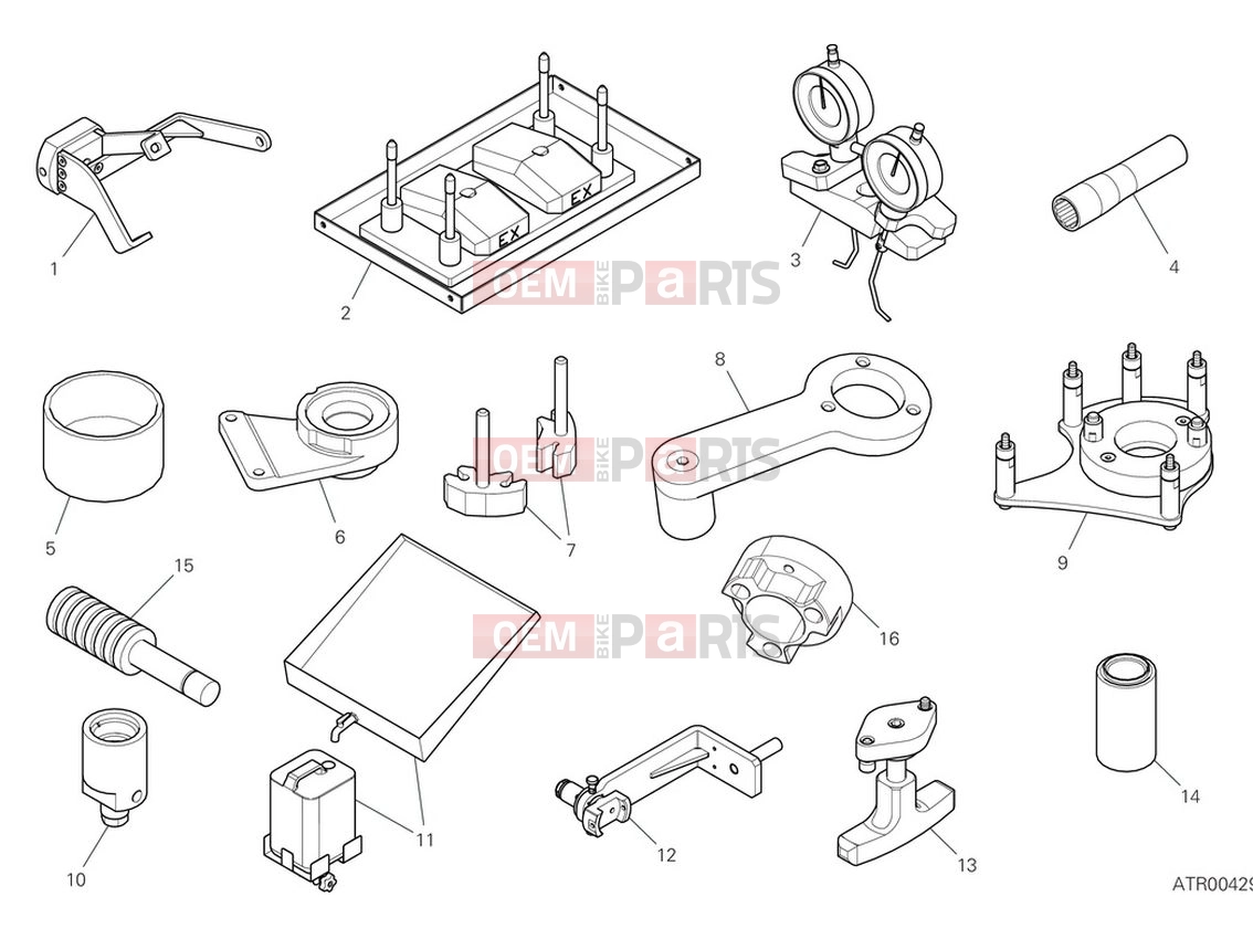 DUCATI 2022 Streetfighter V4 SP Workshop Service Tools (Engine)
