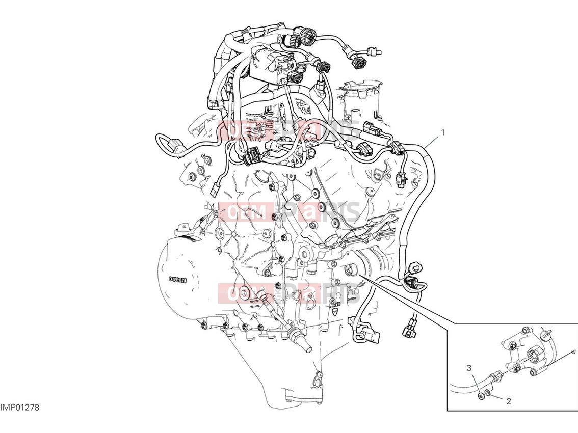 DUCATI 2022 Streetfighter V4 SP Engine Electrical System