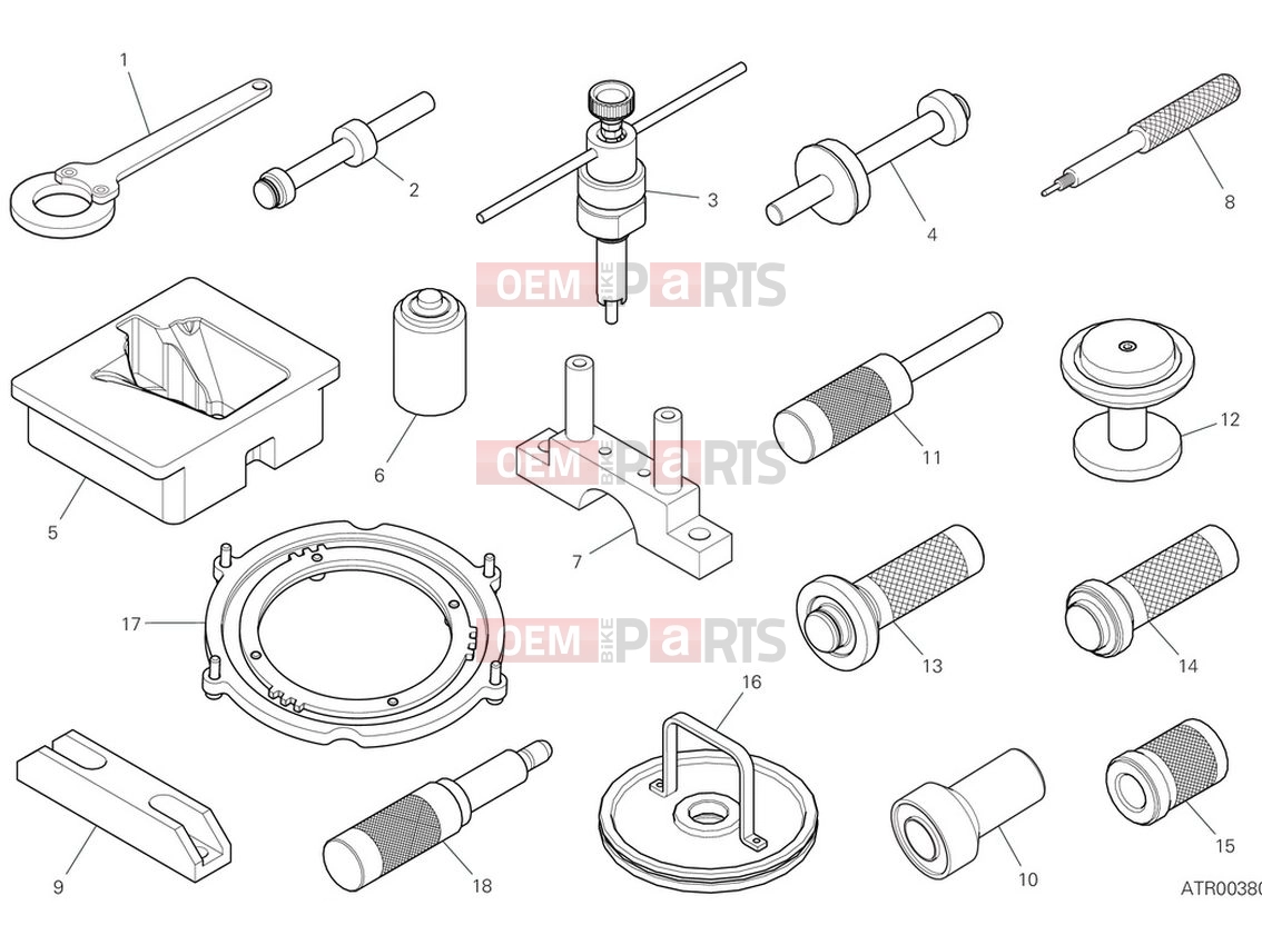 DUCATI 2022 Streetfighter V4 SP Workshop Service Tools (Engine 2)