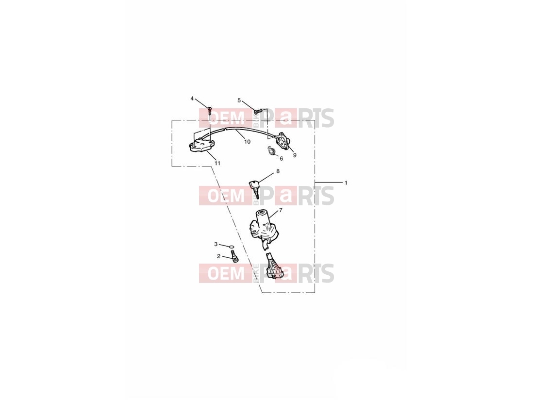 Triumph 1995 THUNDERBIRD Ignition Switch 56492 »  » 60502