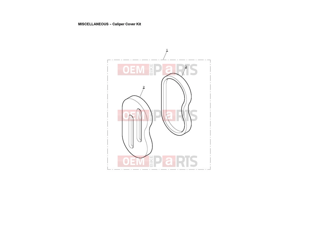 Triumph 1995 THUNDERBIRD Caliper Cover Kit