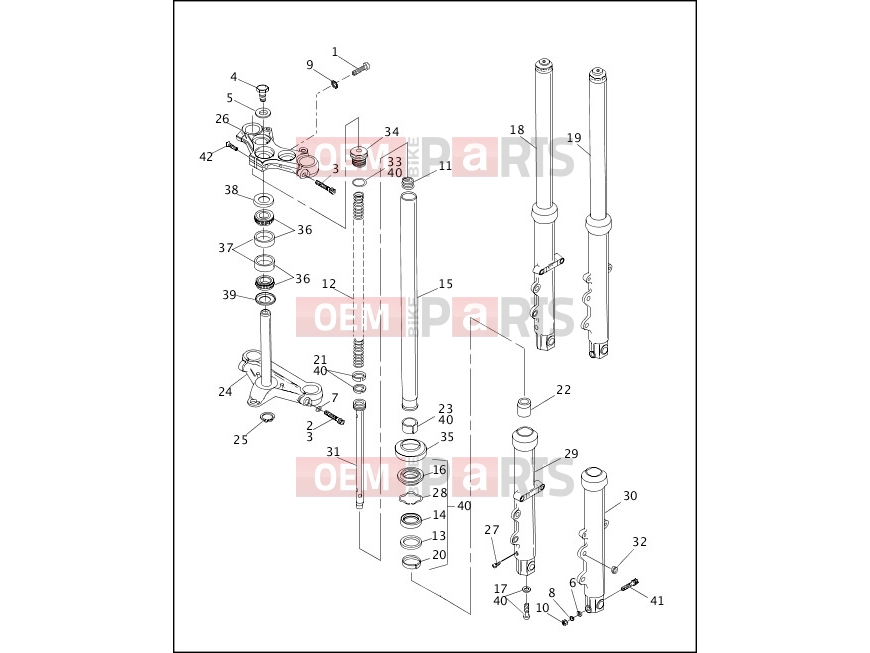 Harley-Davidson 1991 SIDECAR FLHTC SIDECAR  - SIDECAR FOR FLHTC FRONT FORK - FXRP