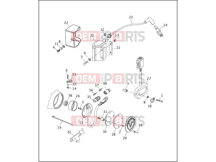 Harley-Davidson 1991 SOFTAIL FAT BOY  - FLSTF ELECTRONIC IGNITION SYSTEM