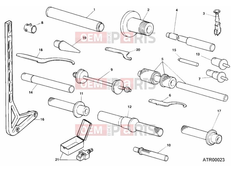 DUCATI 2001 Superbike 748 RS WORKSHOP SERVICE TOOLS, FRAME » FRAME