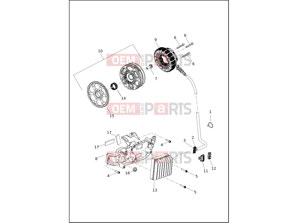 Harley-Davidson 2023 SPORTSTER RH NIGHTSTER - RH975 ALTERNATOR AND