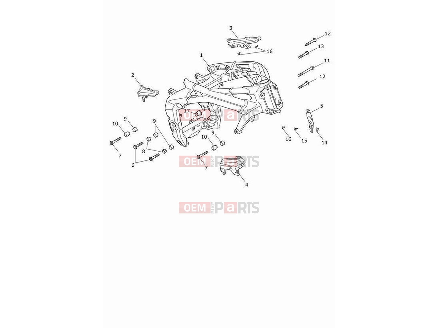 Triumph 2022 Speed Triple 1200 RR Main frame