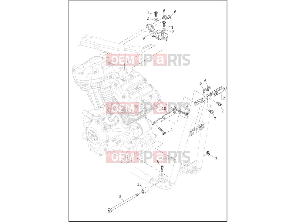 Harley-Davidson 2023 SOFTAIL SOFTAIL BREAKOUT  - FXBR ENGINE MOUNTS