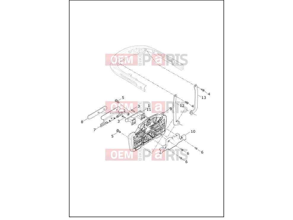 Harley-Davidson 2020 EV EV Livewire - ELW LICENSE PLATE BRACKET
