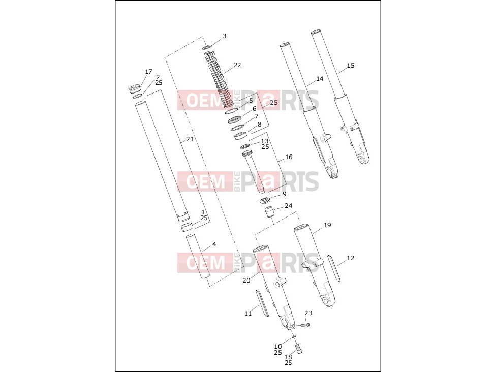 Harley-Davidson 2020 TRIKE TRIKE FREEWHEELER  - FLRT FORK, FRONT