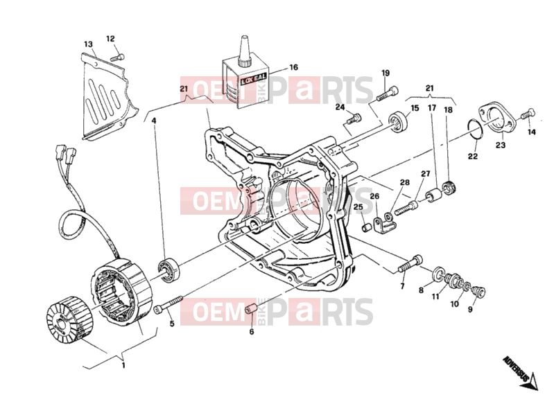 DUCATI 2001 Monster 900 GENERATOR COVER » IGNITION SYSTEM