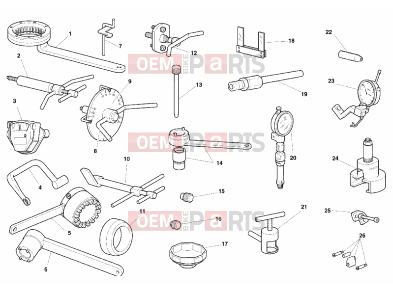 DUCATI 2001 Monster 900 WORKSHOP SERVICE TOOLS, ENGINE » UNCLASSIFIED