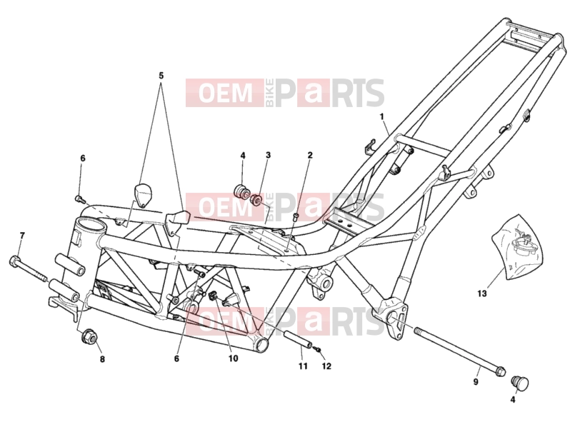 DUCATI 2001 Supersport 900 SS FRAME » FRAME