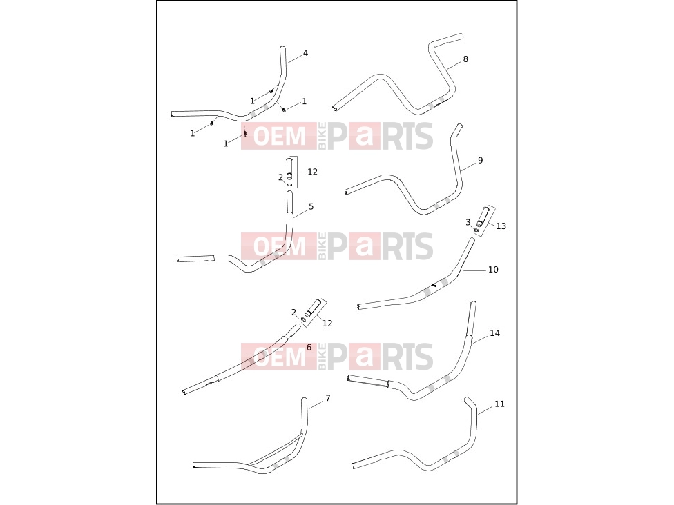 Harley-Davidson 2018 SOFTAIL SOFTAIL BREAKOUT  - FXBR HANDLEBAR