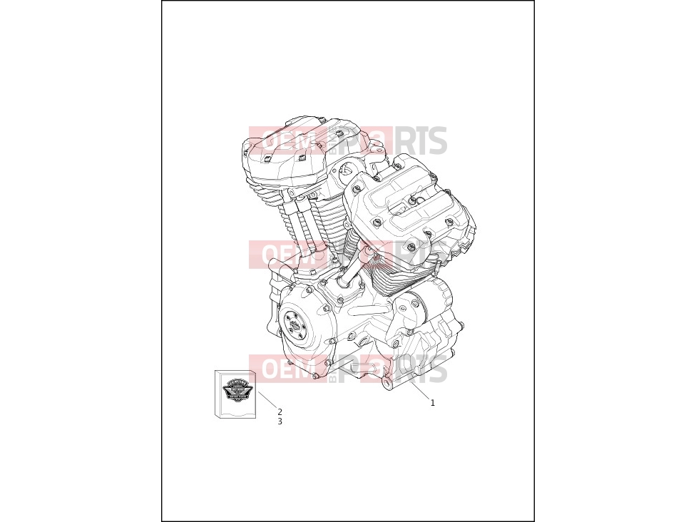 Harley-Davidson 2018 SOFTAIL SOFTAIL FAT BOB  - FXFB ENGINE ASSEMBLY - Milwaukee-eightâ¢ 107