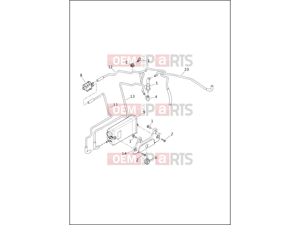 Harley-Davidson 2018 SOFTAIL SOFTAIL FAT BOB  - FXFB EVAPORATIVE EMISSIONS COMPONENTS