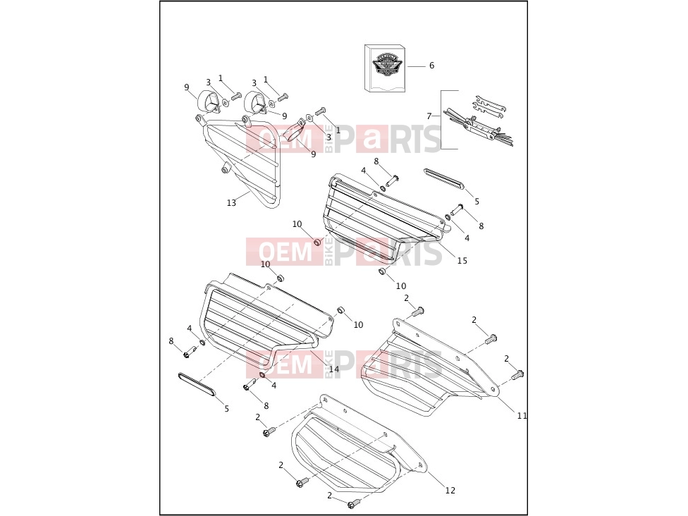 Harley-Davidson 2017 SOFTAIL FAT BOY  - FLSTF GUARDS, SAREE